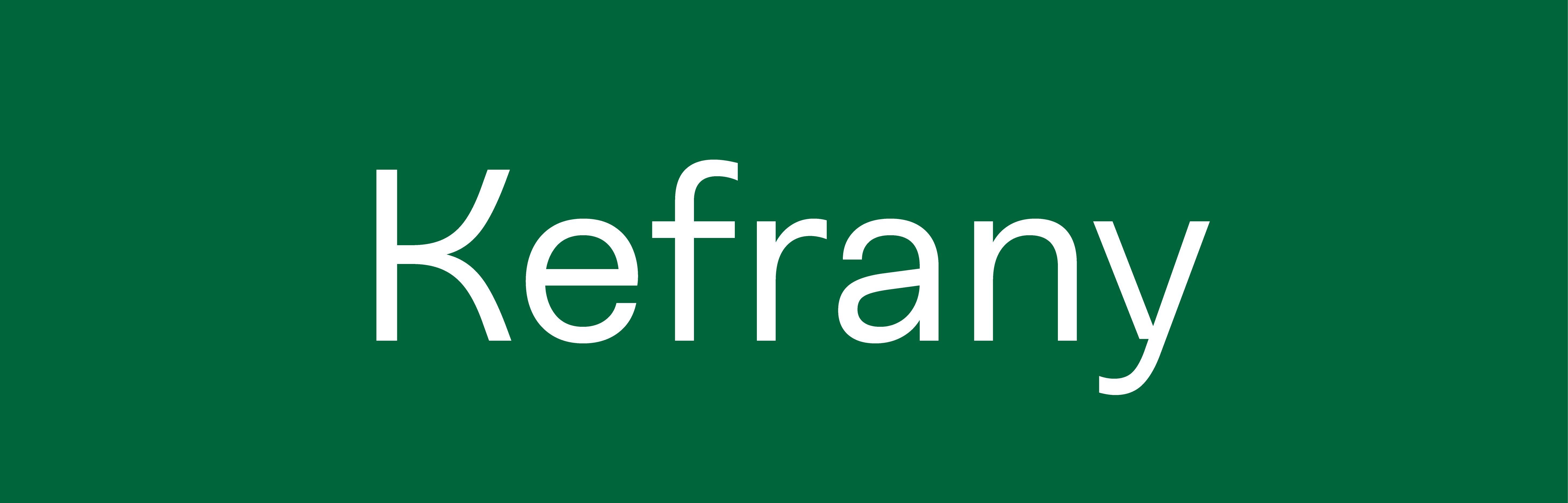 Babelfont – Kefrany
