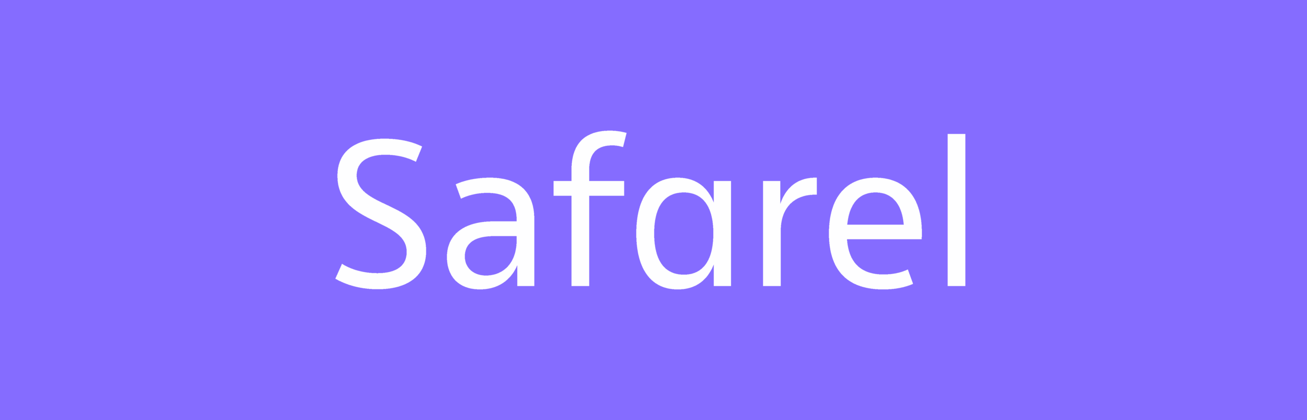 Babelfont – Safarel
