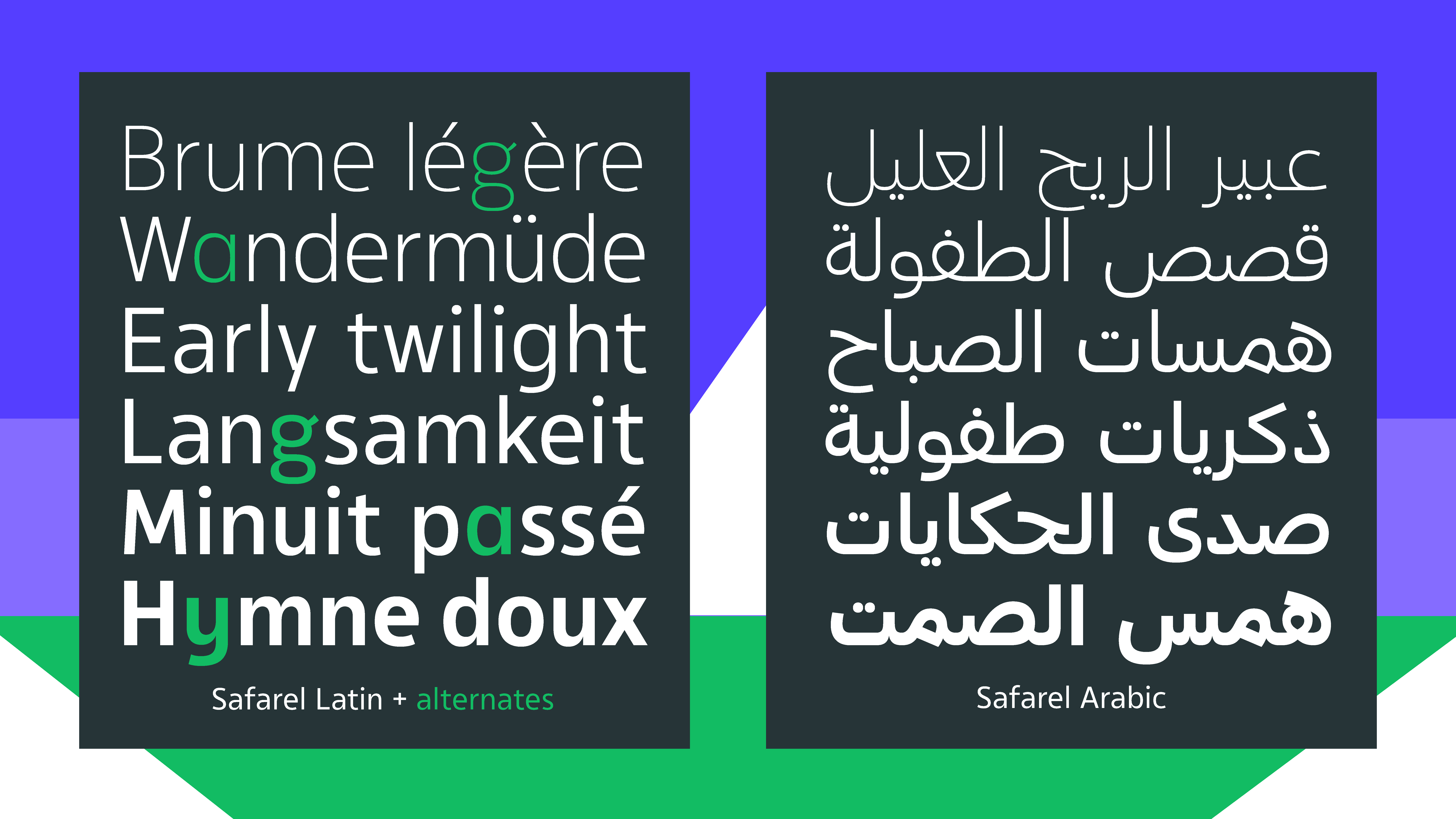 Babelfont – Safarel – Arabic, Latin