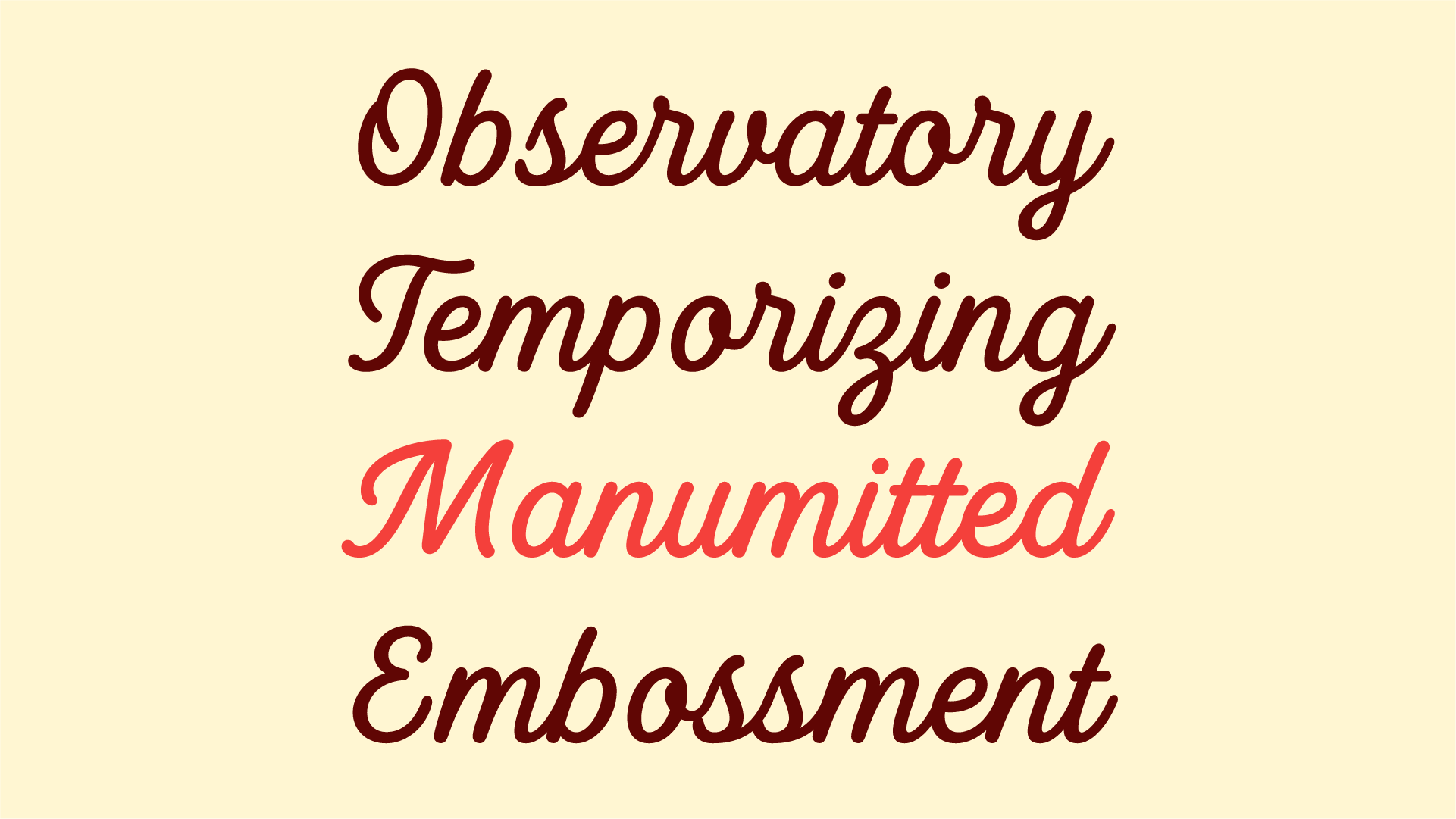 Babelfont – Qualima – Latin