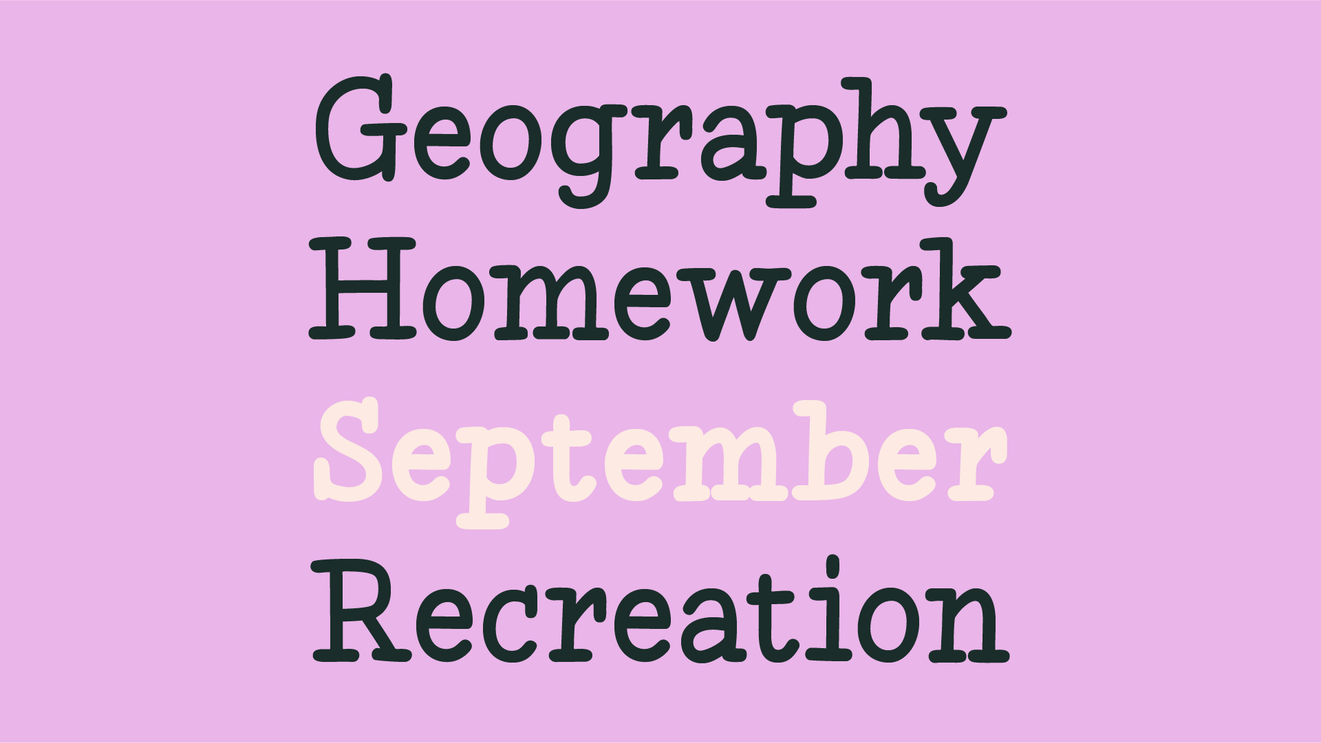 Babelfont – Cosmole – Latin