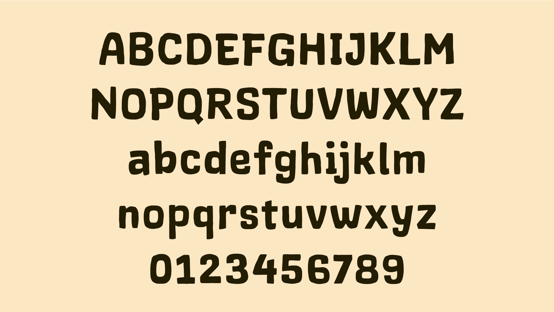 Babelfont – Jonbari – Latin