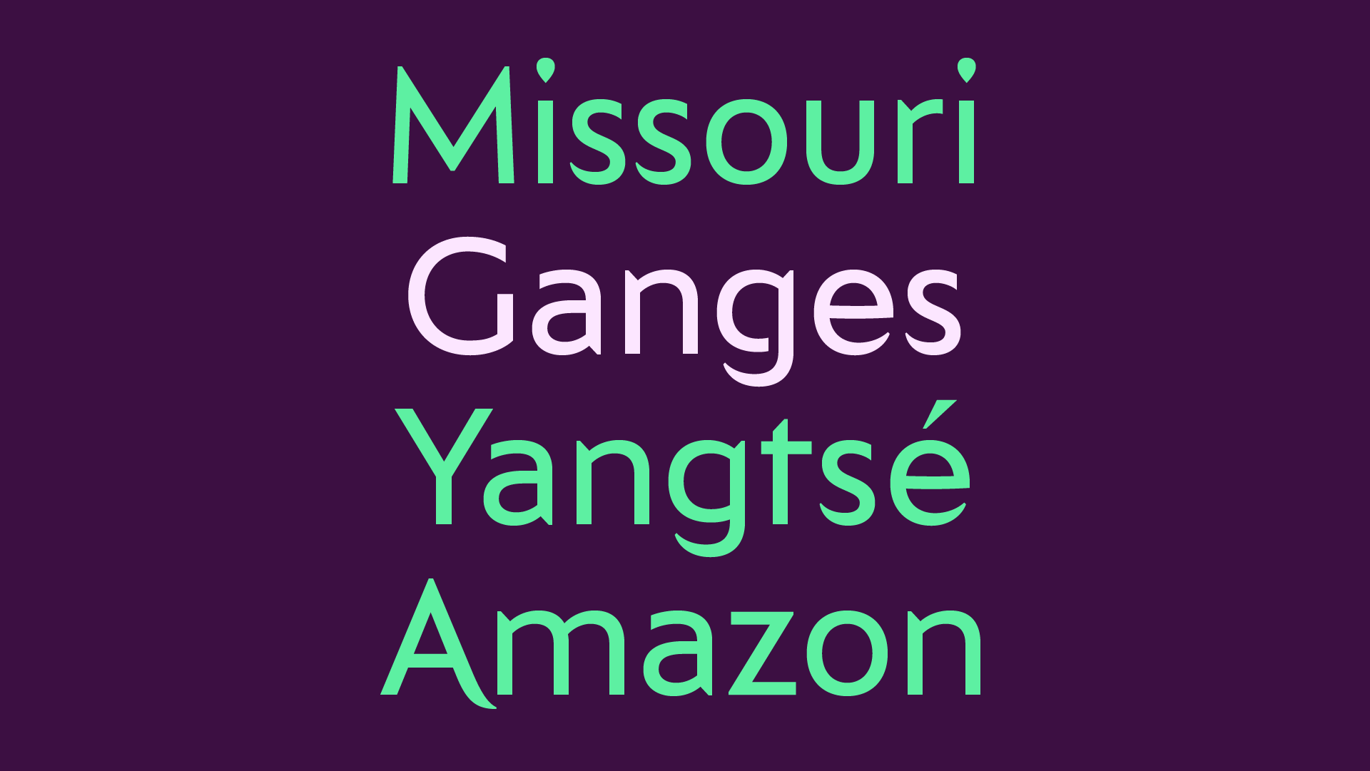 Babelfont – Soliane – Latin