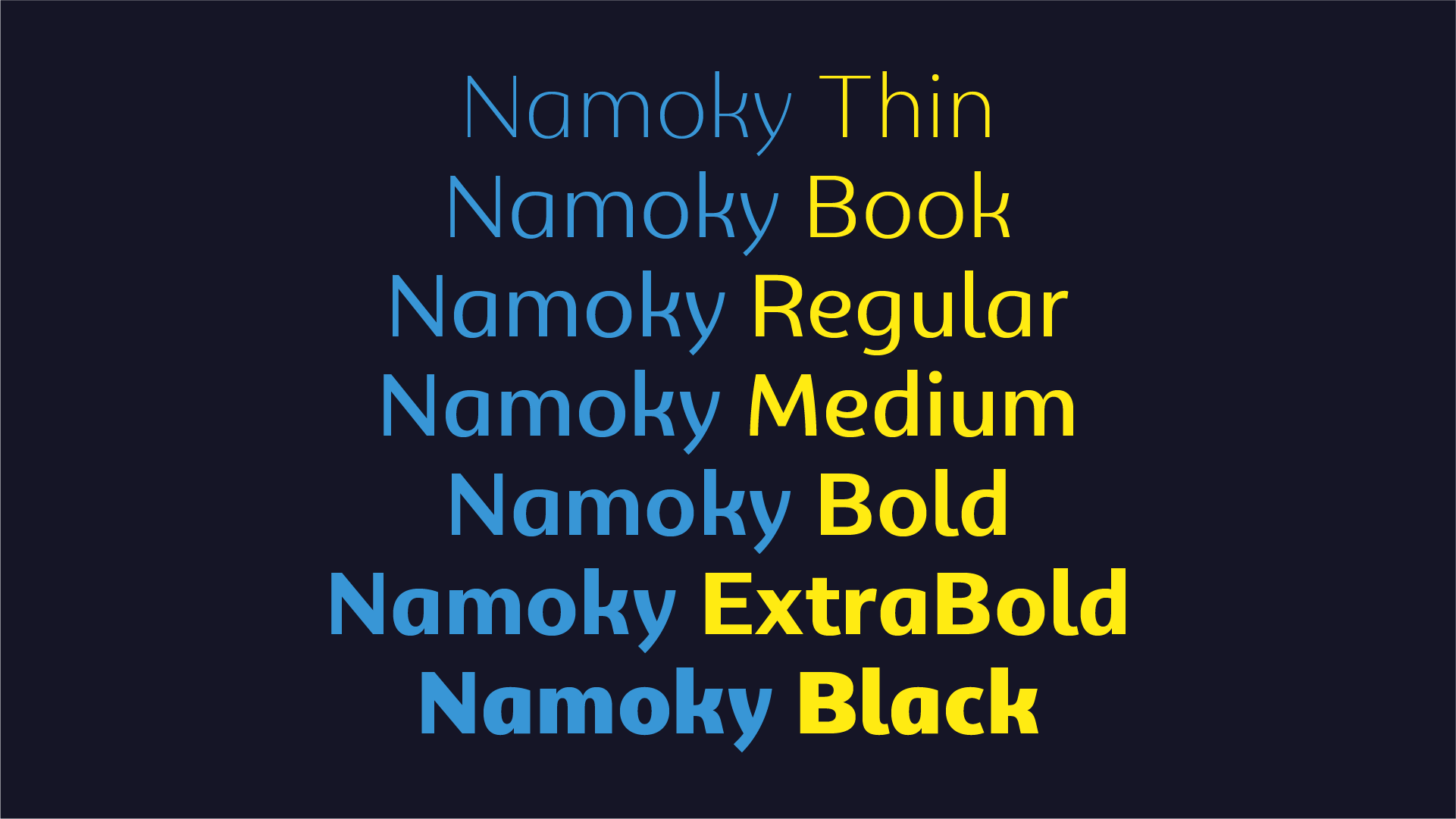 Babelfont – Namoky – Latin