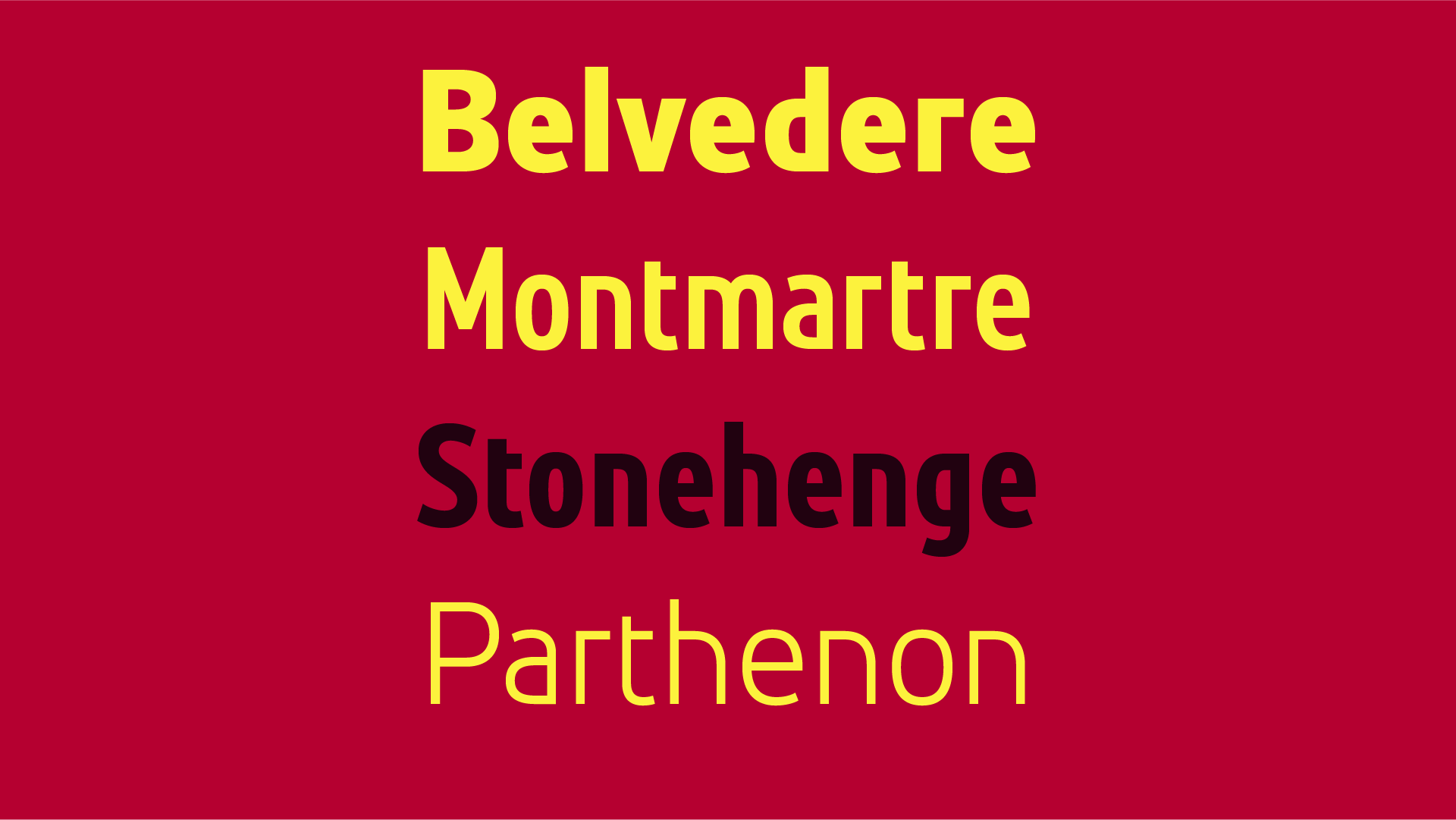 Babelfont – Notike – Latin